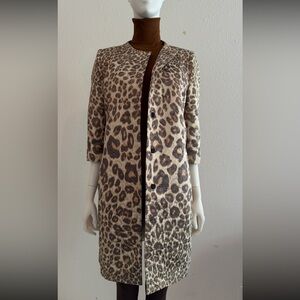 Leopard Print Long Coat